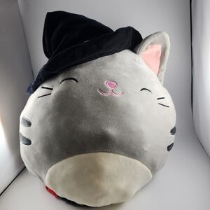 Reversible Squishmallow Dante Devil Bat Tally  Witchy cat
